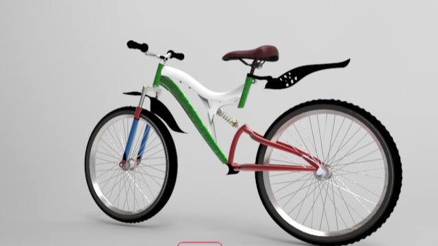SOLIDWORKS模型-自行車