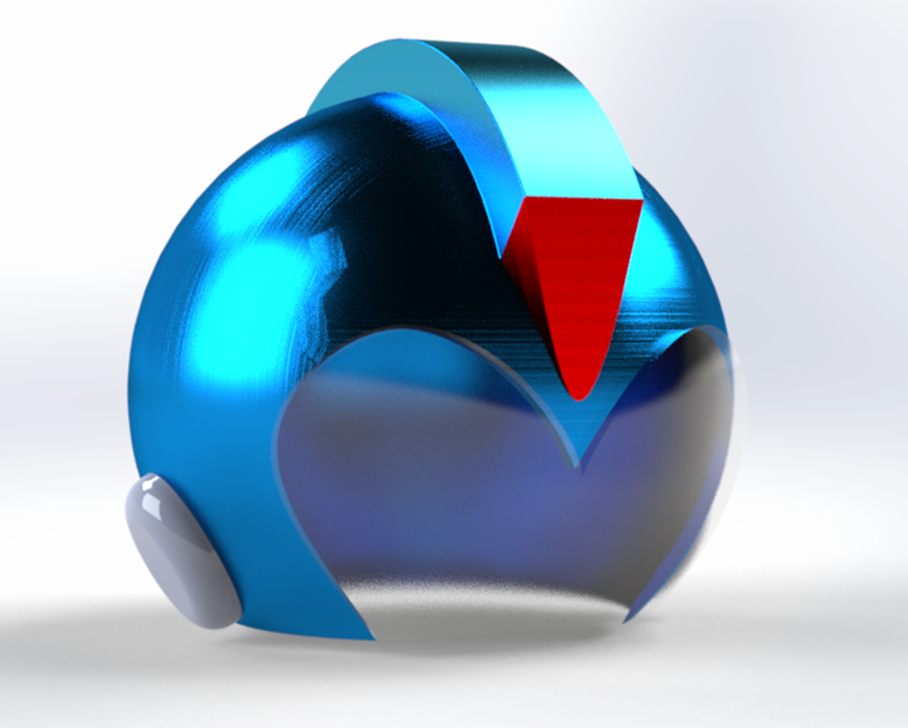 SolidWorks | Leverage on SOLIDWORKS to create a simple Rockman Helmet